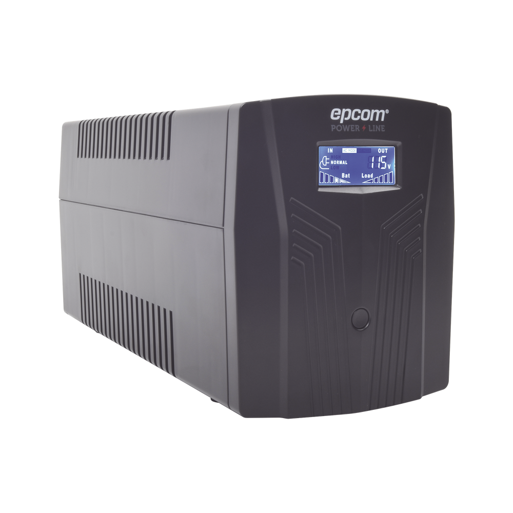 UPS de 1200VA 720W Topología Línea Interactiva Entrada y Salida 120 VcaClavija NEMA 5-15P 6 Tomas NEMA 5-15R - SILYMX