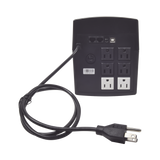 UPS de 1200VA 720W Topología Línea Interactiva Entrada y Salida 120 VcaClavija NEMA 5-15P 6 Tomas NEMA 5-15R - SILYMX