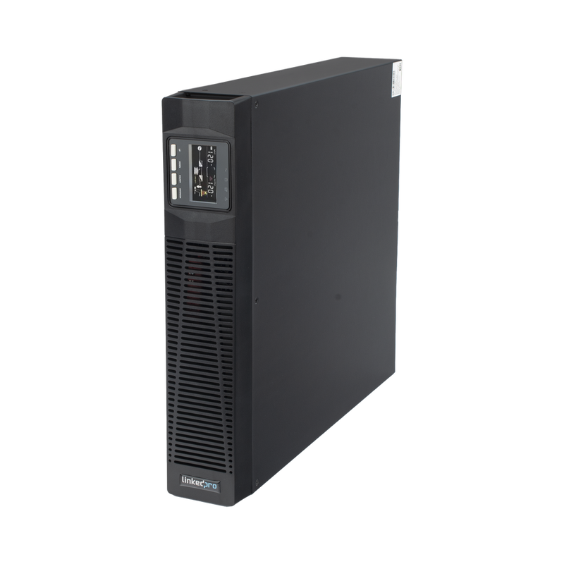UPS No Break 2000VA/1800W Entrada y Salida de 120 Vca Clavija de Entrada NEMA 5-20P Pantalla LCD Configurable Formato Rack/Torre LP2KRT