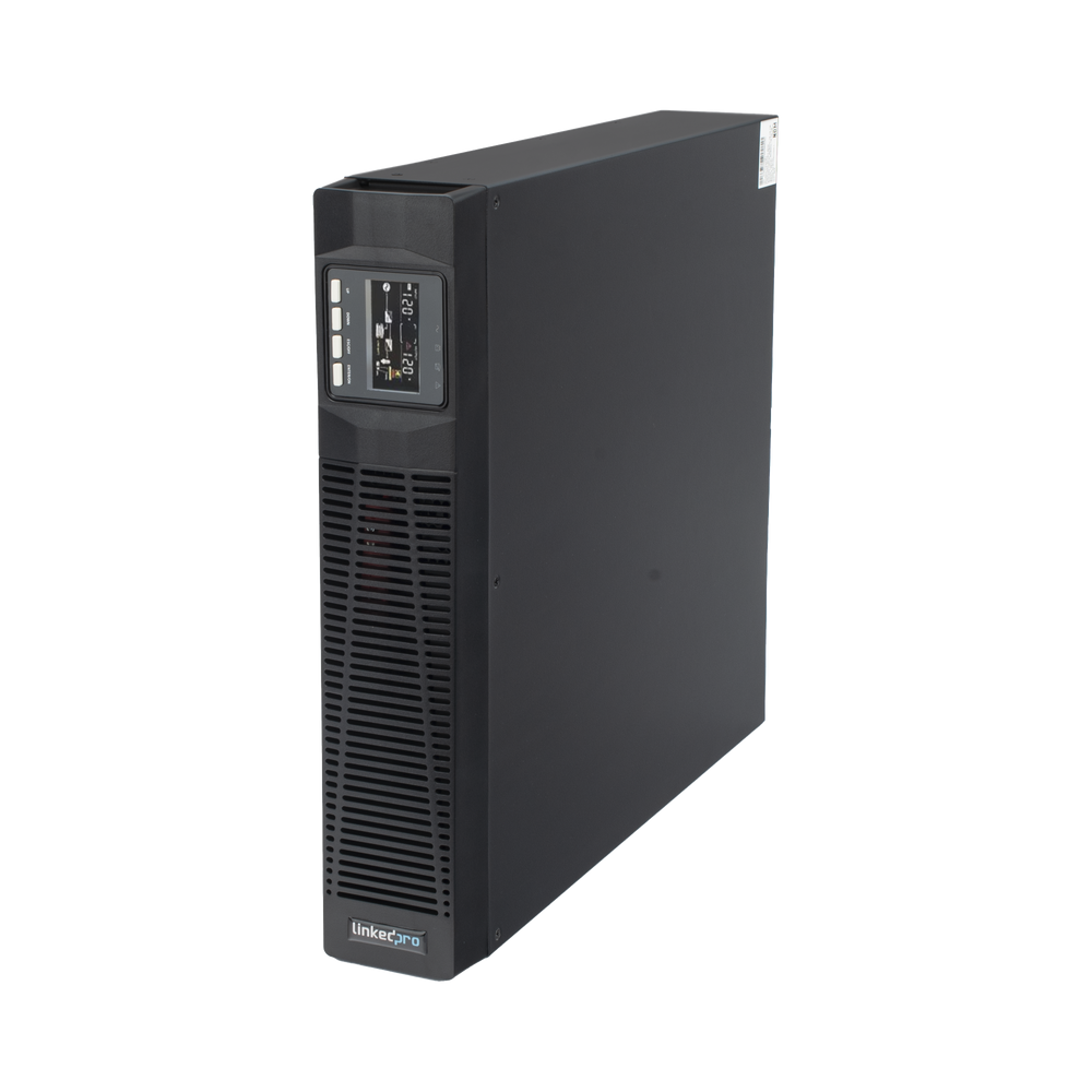 UPS No Break 2000VA/1800W Entrada y Salida de 120 Vca Clavija de Entrada NEMA 5-20P Pantalla LCD Configurable Formato Rack/Torre LP2KRT