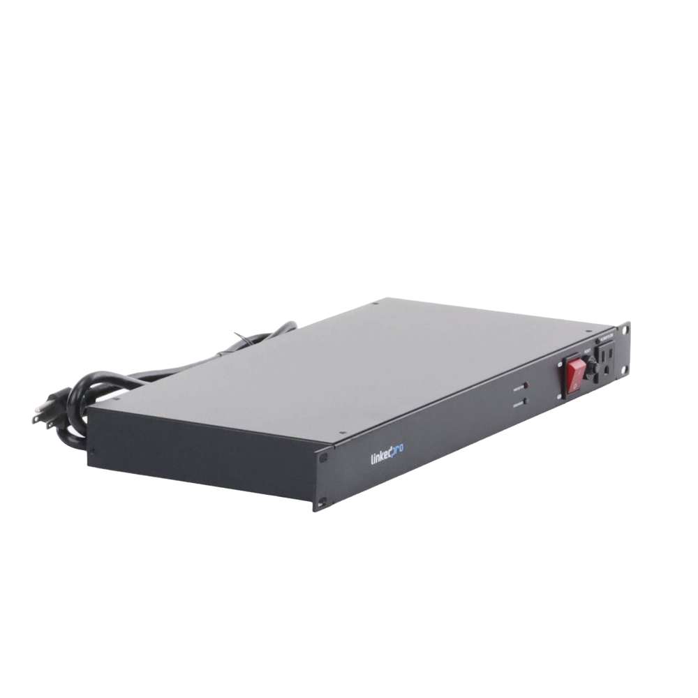 PDU para Distribución de Energía Montaje en Rack 11 salidas Instalación Horizontal de 19in 1U 15 Amp 120 Vca LINKEDPRO BY EPCOM LP-PDU-11 - SILYMX