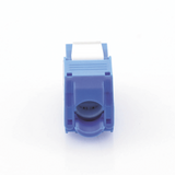 Módulo Jack Keystone Cat6 (toolless) con terminación en ángulo 180 º Color Azul Compatible con Faceplate y Patchpanel Linkedpro LP-KJ-610-TTBU - SILYMX