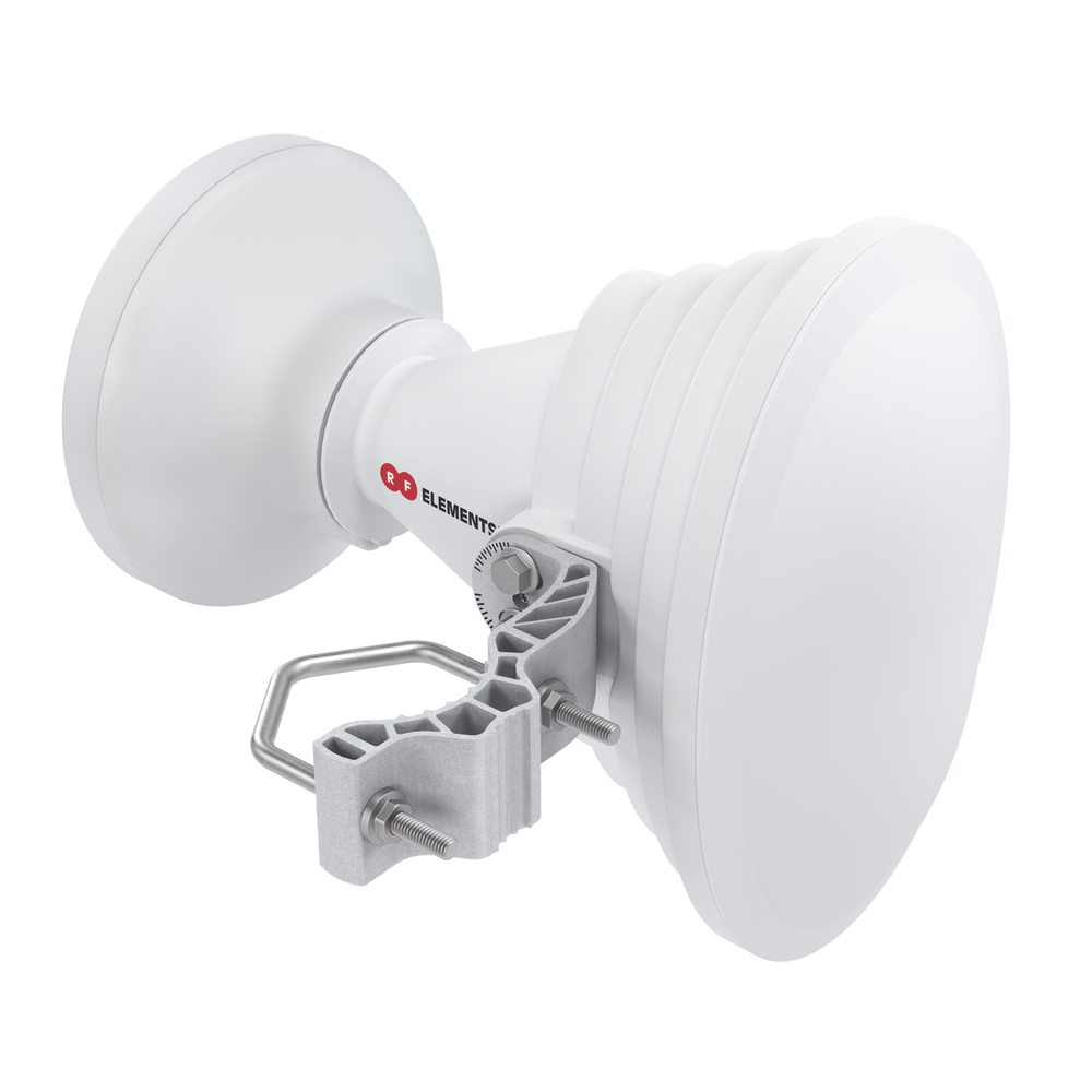 Antena Sectorial Simétrica Starter Horn de 45º, 5150 - 5950 MHz, ganancia de 17 dBi, conexión directa con radios IS-5AC, PS-5AC y IS-M5, conexión RP-SMA - SILYMX