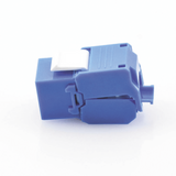 Módulo Jack Keystone Cat6 (toolless) con terminación en ángulo 180 º Color Azul Compatible con Faceplate y Patchpanel Linkedpro LP-KJ-610-TTBU - SILYMX