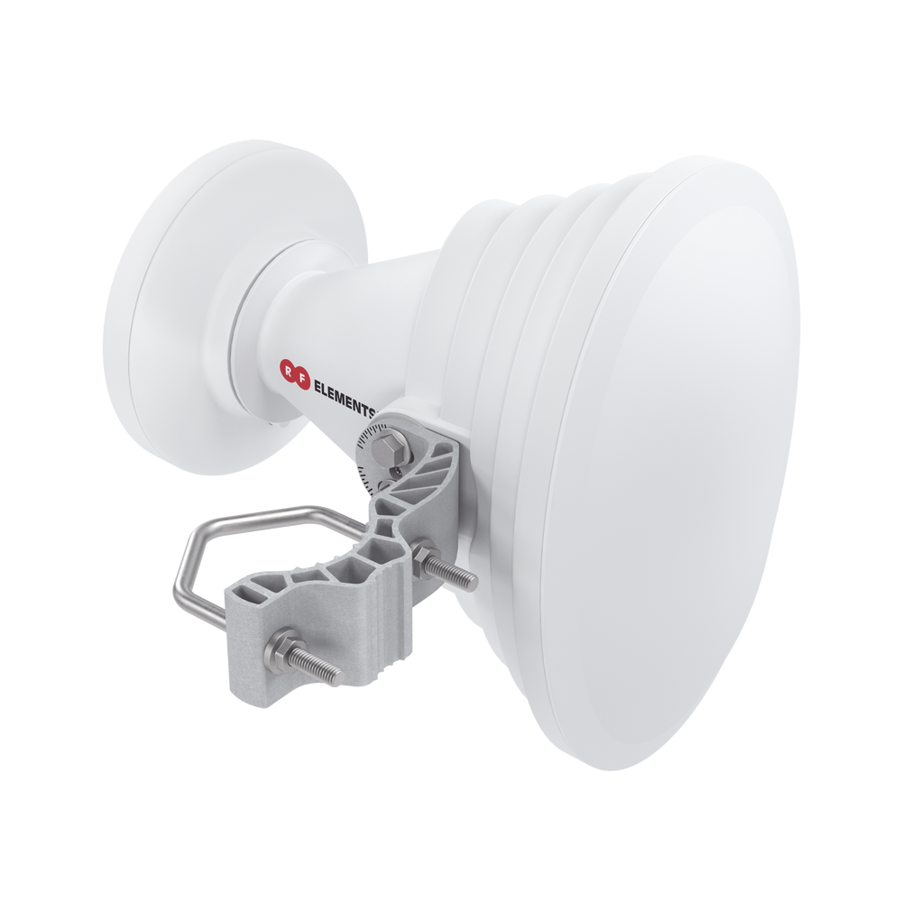 Antena Sectorial Simétrica Starter Horn de 45º, 5150 - 5950 MHz, ganancia de 17 dBi, conexión directa con radios IS-5AC, PS-5AC y IS-M5, conexión RP-SMA - SILYMX