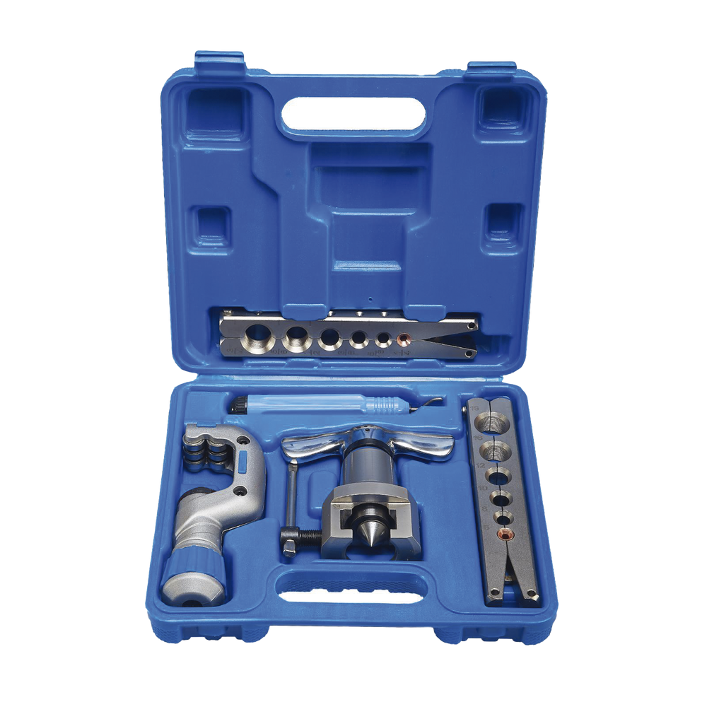 Kit de herramienta de abocardado para aires acondicionados para diámetros de 1/4" 5/16" 3/8" 1/2" 5/8" Y 3/4" CT-809 - SILYMX