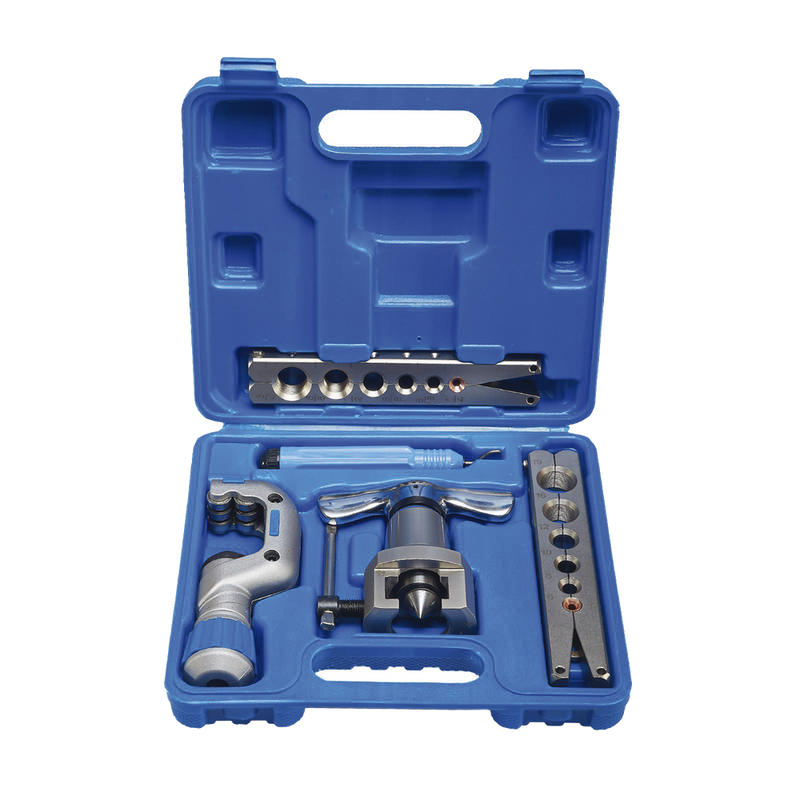 Kit de herramienta de abocardado para aires acondicionados para diámetros de 1/4" 5/16" 3/8" 1/2" 5/8" Y 3/4" CT-809
