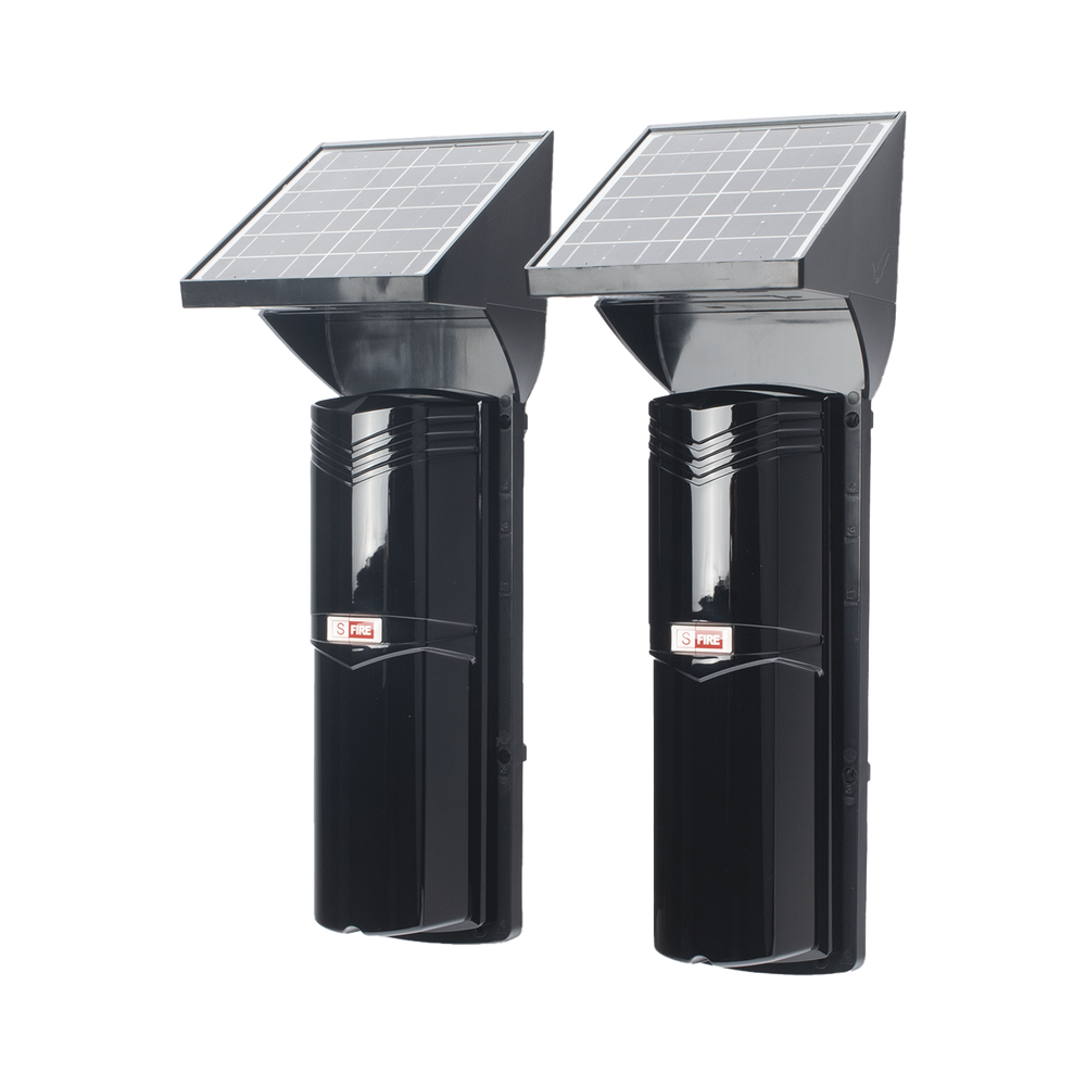 Detector fotoelectrico con CELDA SOLAR DE 3 RAYOS alcance exterior 100 m 4 frecuencias SFB100 - SILYMX