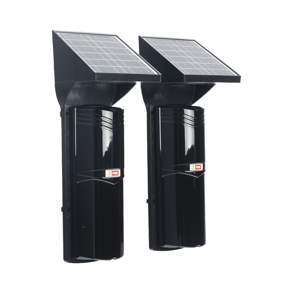 Detector fotoelectrico con CELDA SOLAR DE 3 RAYOS alcance exterior 100 m 4 frecuencias SFB100 - SILYMX