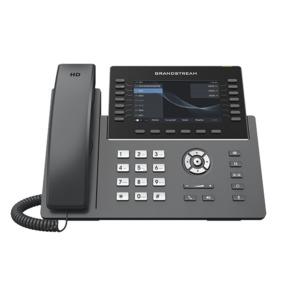 Teléfono IP Wi-Fi Grandstream GRP2650 · 14 Líneas SIP · PoE · Bluetooth · Pantalla 5" | Carrier-Grade