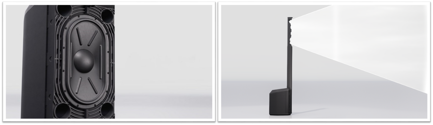 Sistema Portátil de Audio Bose Arreglo lineal de 8 altavoces Subwoofer Mezclador Integrado de 3 canales Bluetooth Configuación mediante App L1-PRO8 - SILYMX