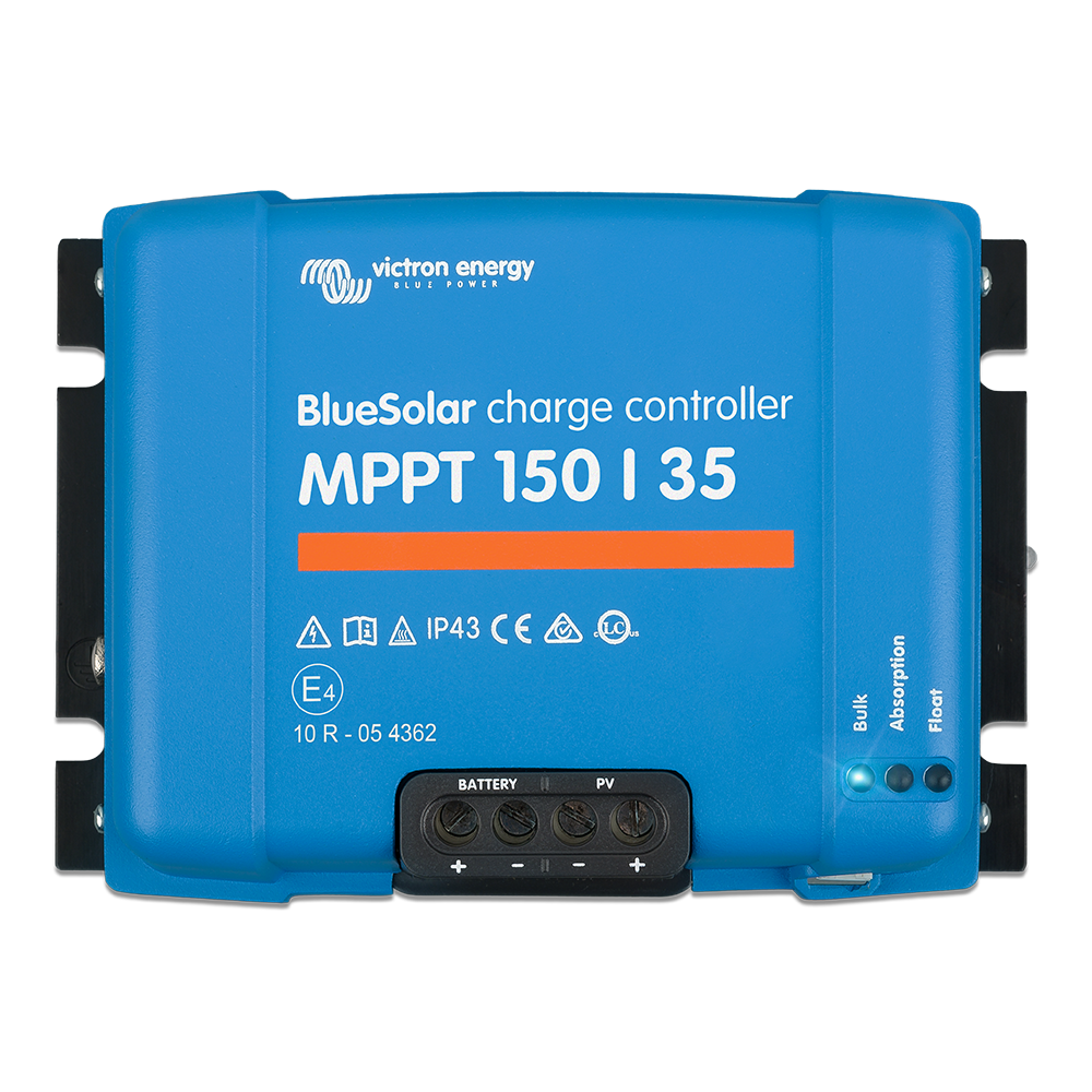 BlueSolar MPPT 150/35. Controlador Solar MPPT 35A, Voltaje Selección Automática: 12/24/36/48 Vcc VICTRON ENERGY BSMPPT150/35 - SILYMX