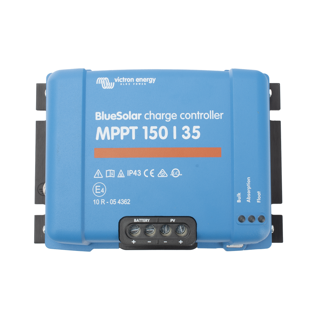 BlueSolar MPPT 150/35. Controlador Solar MPPT 35A, Voltaje Selección Automática: 12/24/36/48 Vcc VICTRON ENERGY BSMPPT150/35 - SILYMX