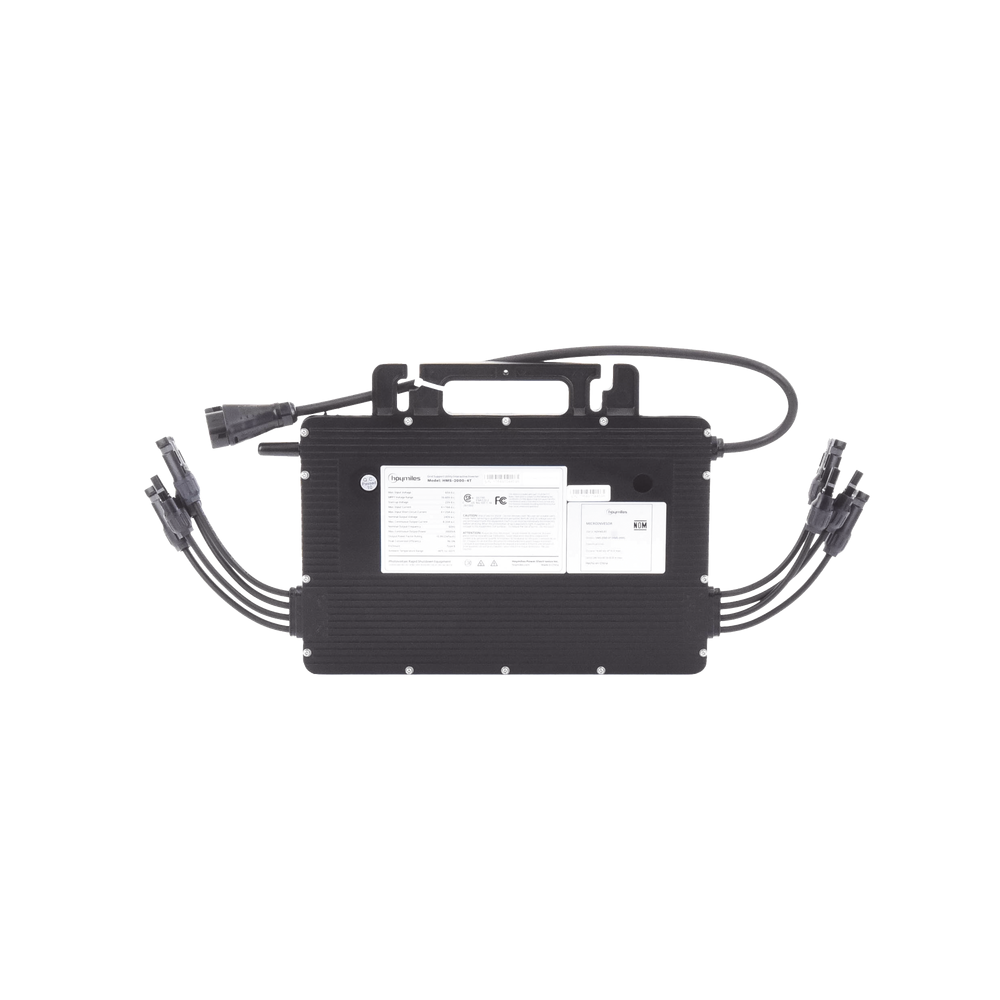Microinversor HOYMILES de 2 Kw 220 Vca para Interconexión a Red Eléctrica IP67 Conexión para Cable Troncal Soporta Oversizing a 4 Módulos de Hasta 670 W HOYMILES HMS20004TA - SILYMX
