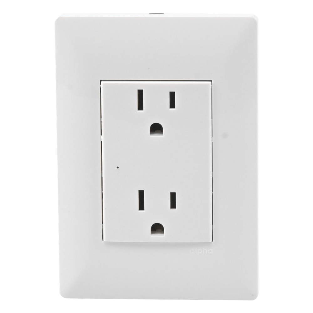 Contacto Inteligente De Pared Doble 120/220V 15A Con Supresor De Picos Tipo A INTELI-GROUND TOTAL GROUND - Imagen 2