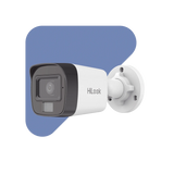 Camaras IP BalaHiLook by HIKVISIONIPC-B140HA-LUCCamara IP Bullet 4MP Dual Light IR 20m Luz Blanca 15m AcuSense Lite Microfono PoE HiLook IPC - B140HA - LUC - SILYMX