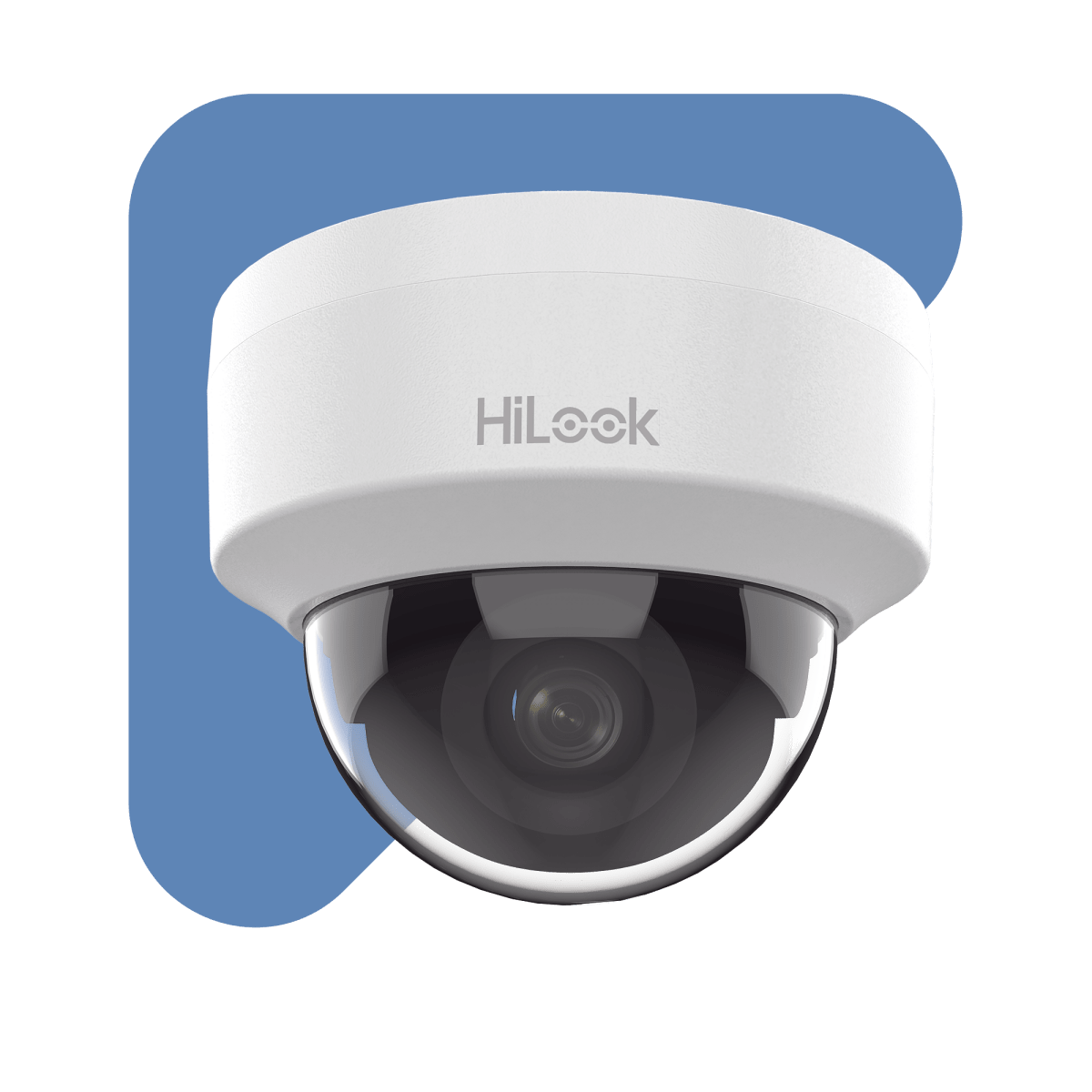 Camaras IP DomoHiLook by HIKVISIONIPC-D121H-CCámara Domo IP 2MP 1080p Lente 2.8mm IR 20m Interior PoE WDR H.265+ HiLook IPC - D121H - C - SILYMX