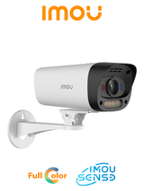 IMOU IPC-PS5EN-5V0 - Cámara Bullet IP 5MP/ Audio Bidireccional/ Full Color/ Soporta MicroSD de Hasta 512Gb/ Iluminación de Hasta 25 Mts/ Para Exterior / Soporte Metálico/ Luz de Advertencia Roja & Azul IMOU POE - Imagen 1