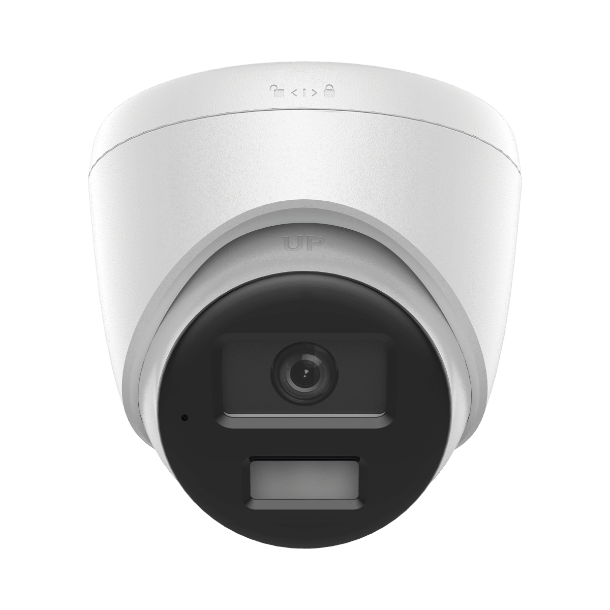 Camaras IP TurretHiLook by HIKVISIONIPC-T220HA-LUCCamara Turret IP 2MP Dual Light Lente 2.8mm AcuSense Lite Microfono IR 20m Luz Blanca 15m PoE HiLook IPC - T220HA - LUC - SILYMX