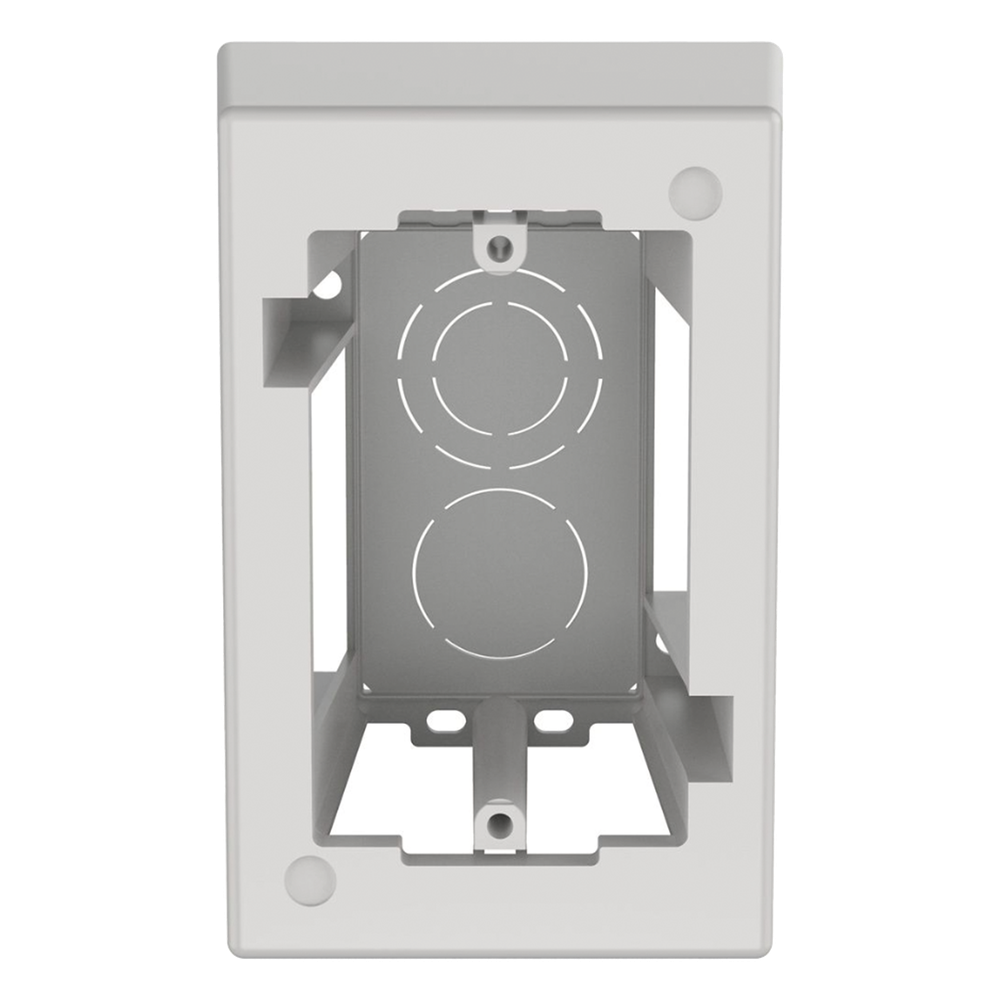 Caja de Pared Superficial de 1 Pieza, Uso Universal con Placas de Pared, con Cinta Adhesiva, Color Blanco PANDUIT - Imagen 1