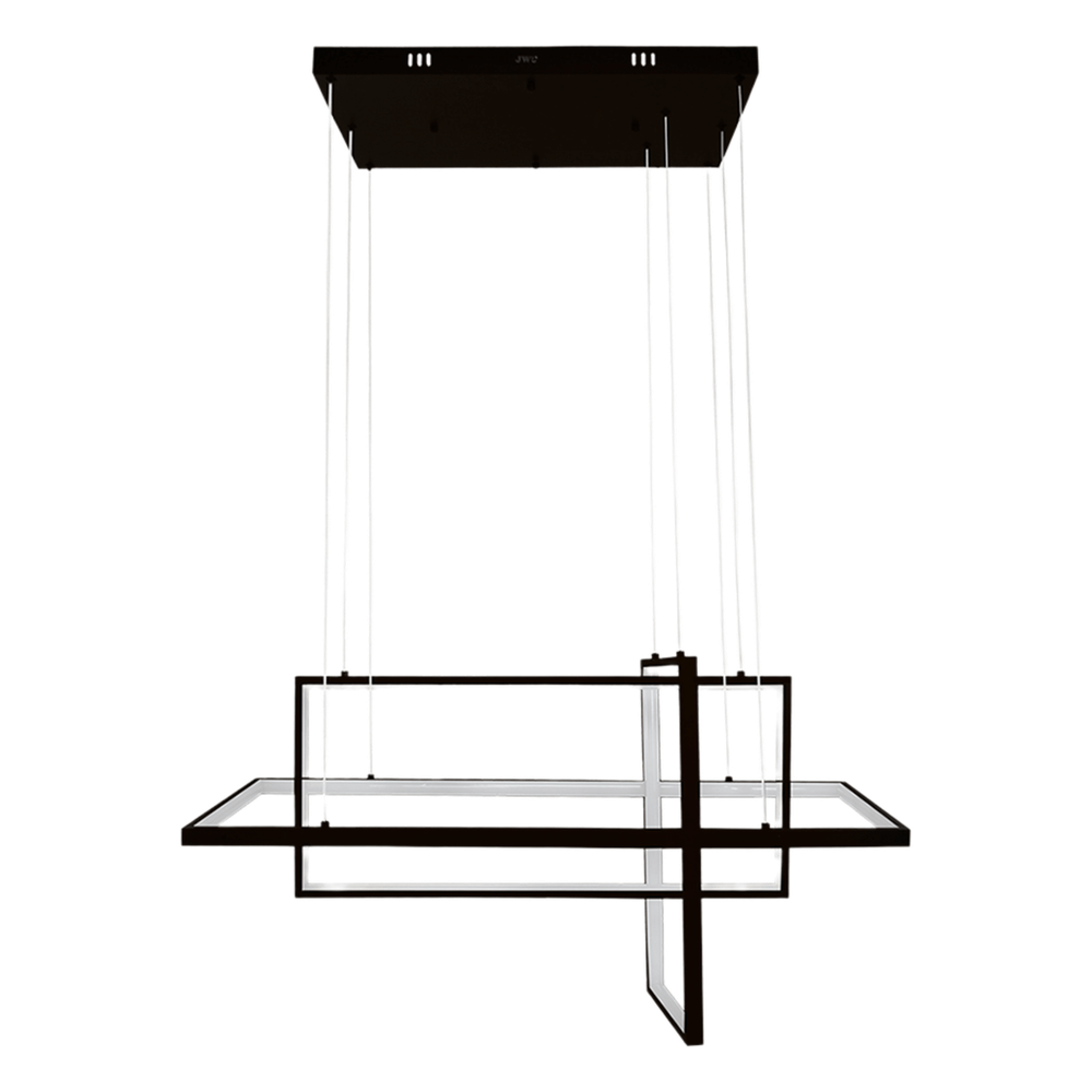 Lámpara de Techo LED 100W Luz Blanca 6500K, Neutra 4000K, Cálida 2700K IP20 Ángulo de Luz 120° Aluminio y PC Vida Útil 50,000h Longitud de Cable Ajustable JWJ JLAR-10001 - Imagen 1