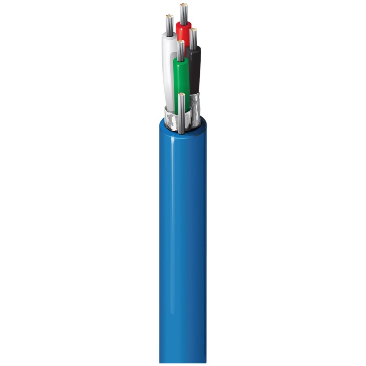 Cable de audioBELDEN1325A 0101000Bobina Cable de Seguridad y Audio 2 Pares 22 AWG Blindado · Flamarrest® · CMP Plenum - SILYMX