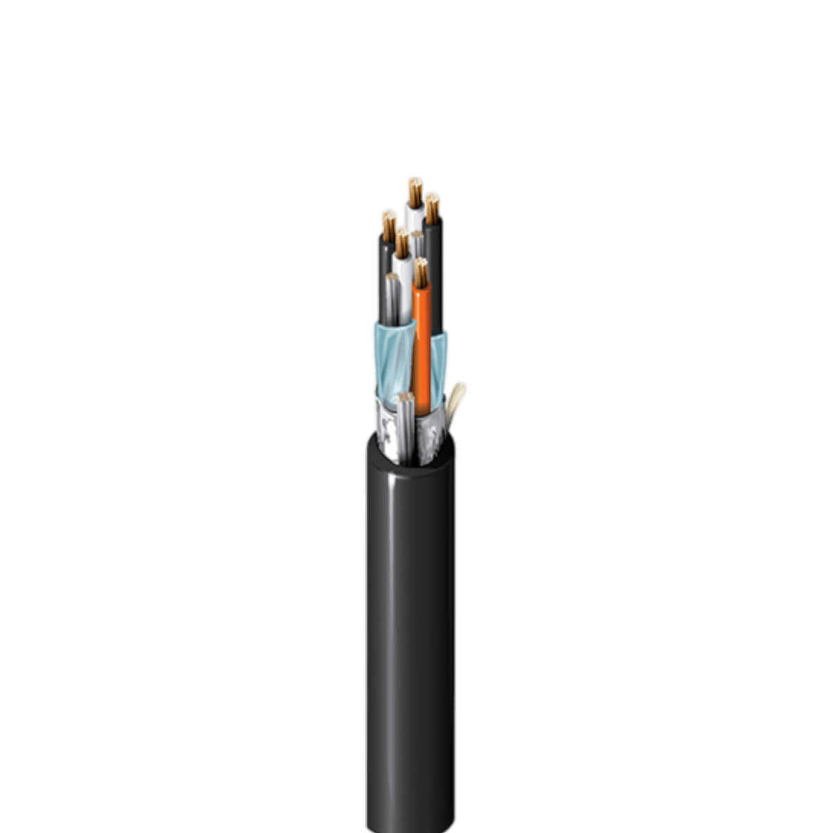 Bobina de Cable para Instrumentación 2 Pares 18 AWG + 22 AWG Blindado PLTC/ITC 300V | Belden 1474A - SILYMX