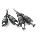 Cable Divisor de Energía DC 1 a 4 Jack 5.5x2.1mm 22AWG 1-24VCC 5A 19cm EPCOM POWERLINE JR-F52 - Imagen 3