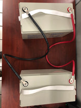 Cable para Baterías 1 m Rojo Calibre 2 AWG con Terminales de Ojo en Ambos Extremos CBL-AWG2-1R - SILYMX