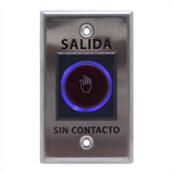 ZKTECO TLEB102 - Botón de Salida sin Contacto, Serie K11, Indicador LED, Acero Inoxidable, 12 VCC, Función NC/NO, Distancia de Detección hasta 10 cm - Imagen 2