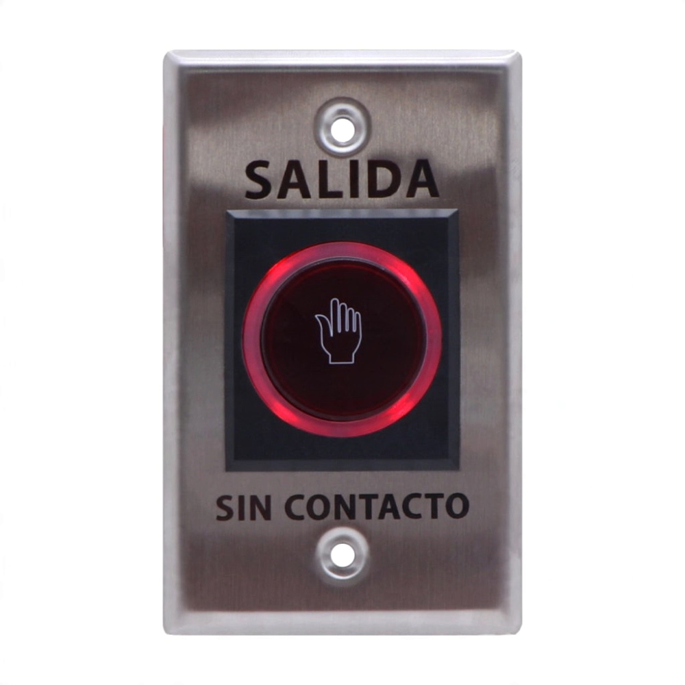 ZKTECO TLEB102 - Botón de Salida sin Contacto, Serie K11, Indicador LED, Acero Inoxidable, 12 VCC, Función NC/NO, Distancia de Detección hasta 10 cm - Imagen 3