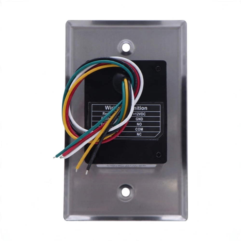 ZKTECO TLEB102 - Botón de Salida sin Contacto, Serie K11, Indicador LED, Acero Inoxidable, 12 VCC, Función NC/NO, Distancia de Detección hasta 10 cm - Imagen 4