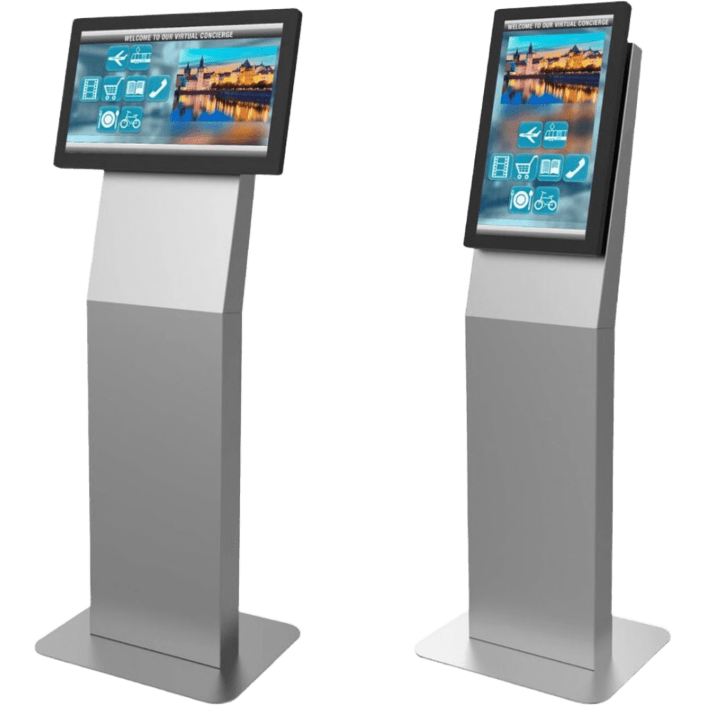 Kiosco para Pantalla Indoor / Orientación Dual / 15" a 32" / VESA 100x100 a 200x200 / Base Rectangular / Gestión de Cables PEERLESS - Imagen 1