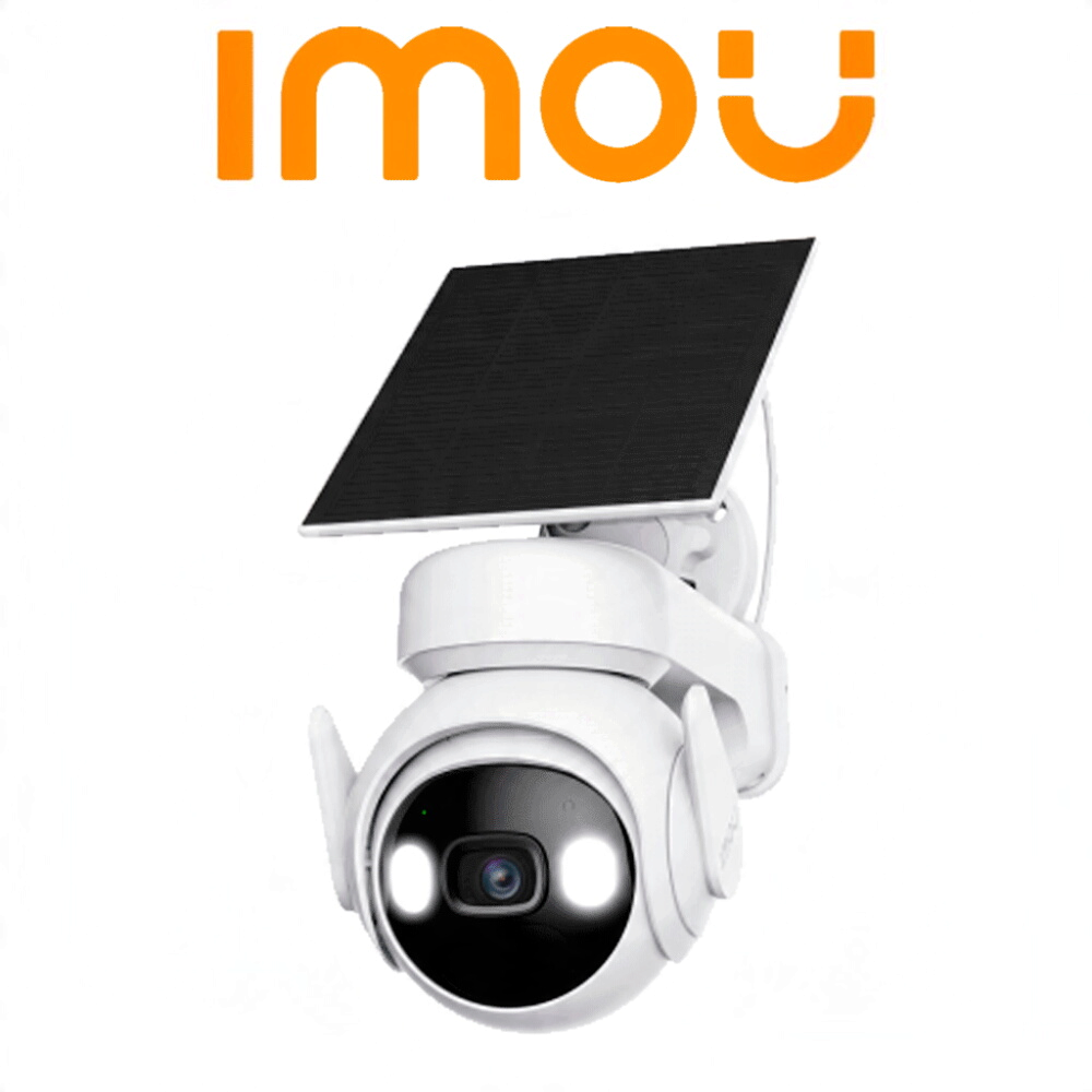 Camara IP PT 4G 3MP con Panel Solar Lente 3.6mm Audio Bidireccional Sensor PIR IMOU KIT/IPC-K9EN-3T0TE-AM/FSP12-TYPEC