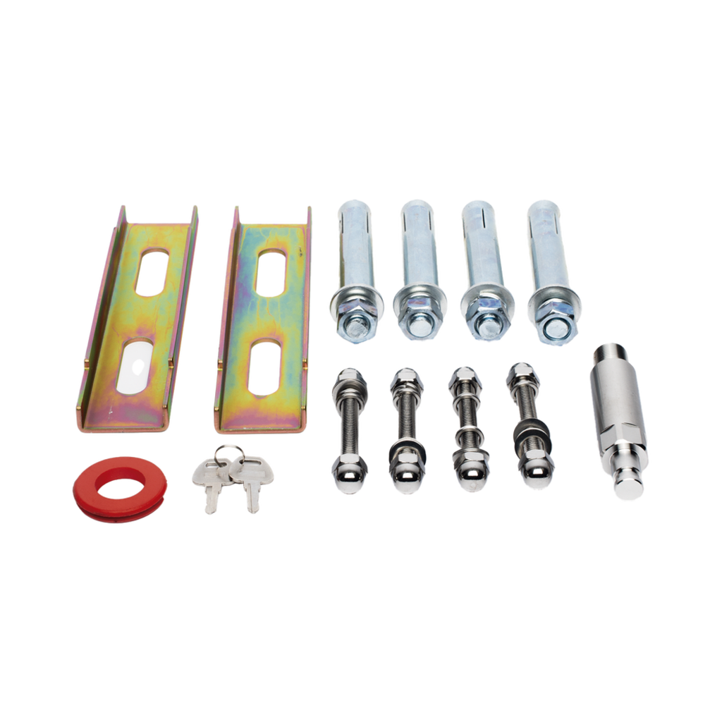 Kit COMPLETO Barrera Izquierda XBF Con Corona LED / Brazo de 3M / Incluye Sensor de Masa, Transformador, Lazo Magnético, Ancla, Fotoceldas y 2 Controles Inalámbricos ACCESSPRO - Imagen 5