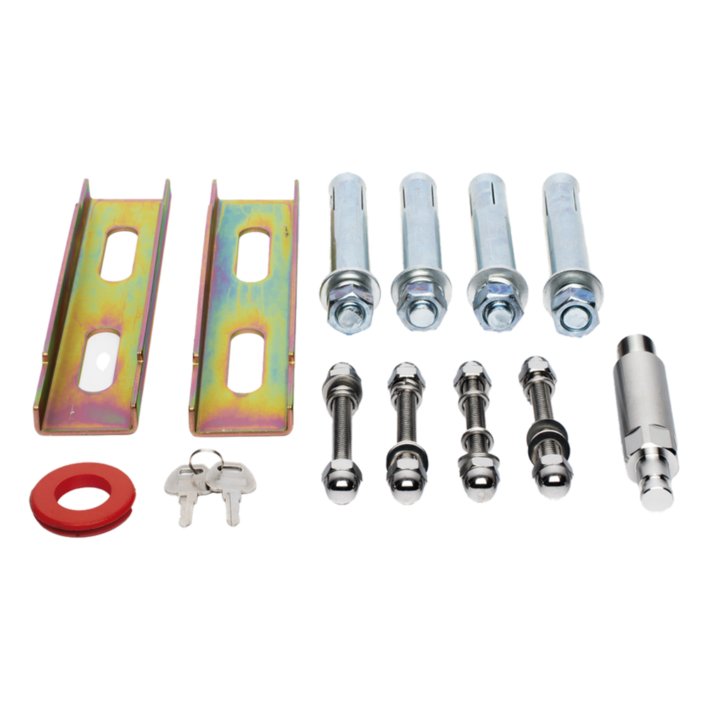 Kit COMPLETO Barrera Derecha XBF Con Corona LED / Brazo de 3M / Incluye Sensor de Masa, Transformador, Lazo Magnético, Ancla, Fotoceldas y 2 Controles Inalámbricos ACCESSPRO - Imagen 5
