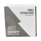 Cables Fotovoltaicos SolaresEPCOM POWERLINEKIT2CBLPV10RB/100Kit 2 Rollos Cable Fotovoltaico 100m (328ft) Cobre Rojo/Negro 10 AWG 1000/2000V EPCOM POWERLINE KIT2CBLPV10RB/100 - SILYMX
