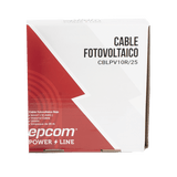 Cables Fotovoltaicos SolaresEPCOM POWERLINEKIT2CBLPV10RB/25Kit 2 Rollos Cable Fotovoltaico 25m (82ft) Cobre 10 AWG 1000/2000V 120°C EPCOM POWERLINE KIT2CBLPV10RB/25 - SILYMX