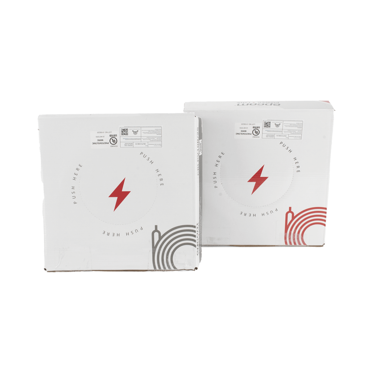Cables Fotovoltaicos SolaresEPCOM POWERLINEKIT2CBLPV10RB/25Kit 2 Rollos Cable Fotovoltaico 25m (82ft) Cobre 10 AWG 1000/2000V 120°C EPCOM POWERLINE KIT2CBLPV10RB/25 - SILYMX