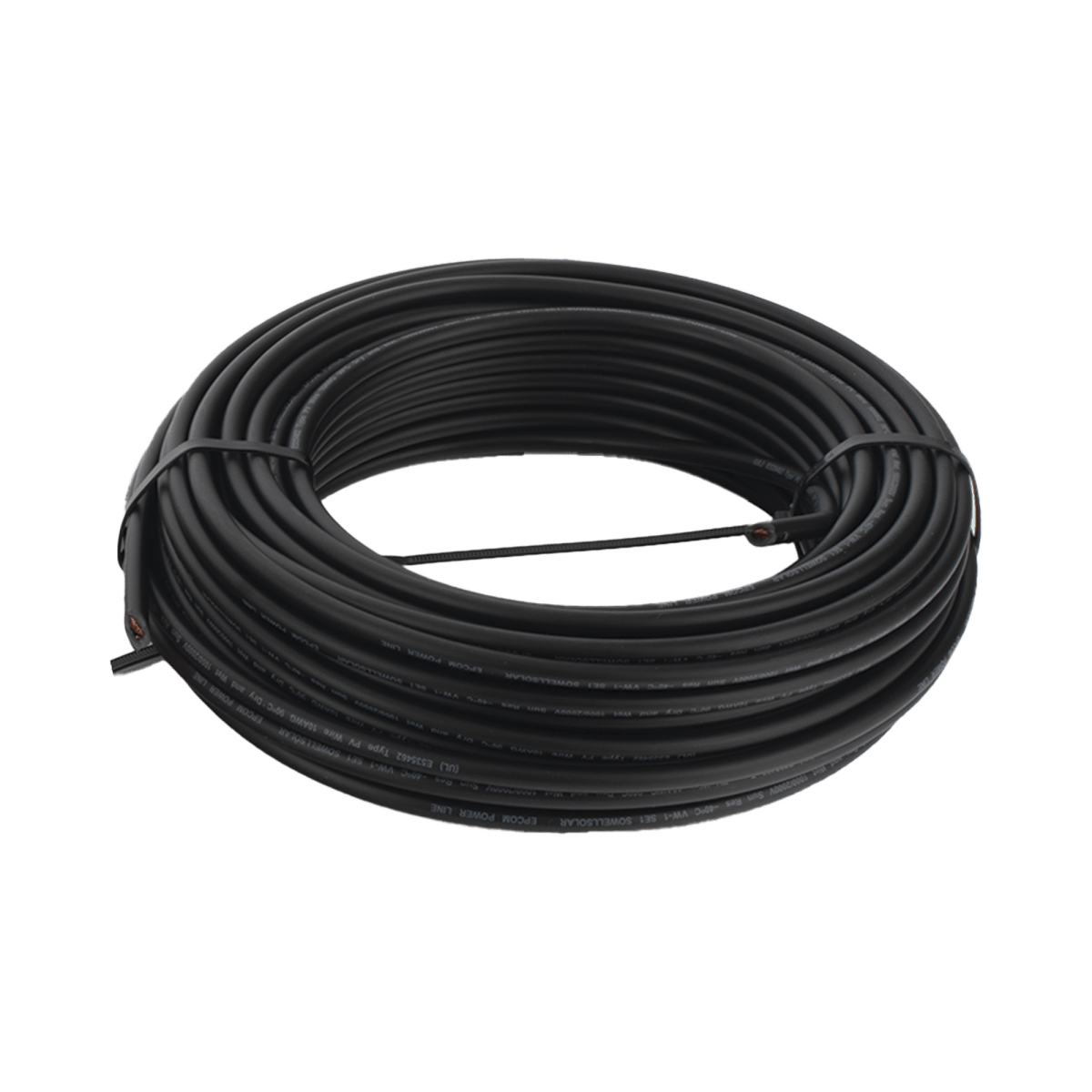 Cables Fotovoltaicos SolaresEPCOM POWERLINEKIT2CBLPV10RB/25Kit 2 Rollos Cable Fotovoltaico 25m (82ft) Cobre 10 AWG 1000/2000V 120°C EPCOM POWERLINE KIT2CBLPV10RB/25 - SILYMX