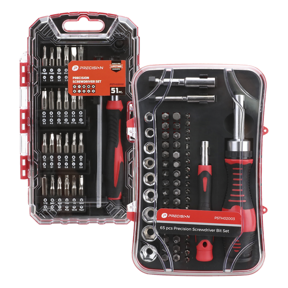 Kit de Herramientas de Precisión 65 Piezas Puntas CR-V Desarmador Magnético Extensión 15 cm PRECISION KITPRECISION1 - Imagen 1