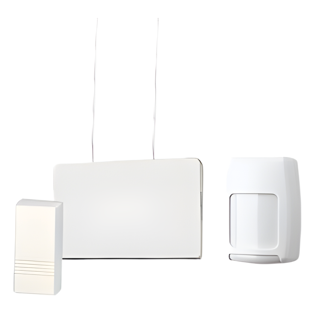 Kit Inalambrico Alarma Receptor 5881ENH 4 Contactos Magneticos Detector PIR Serie 5800 Honeywell Home Resideo KITRFH - Imagen 1