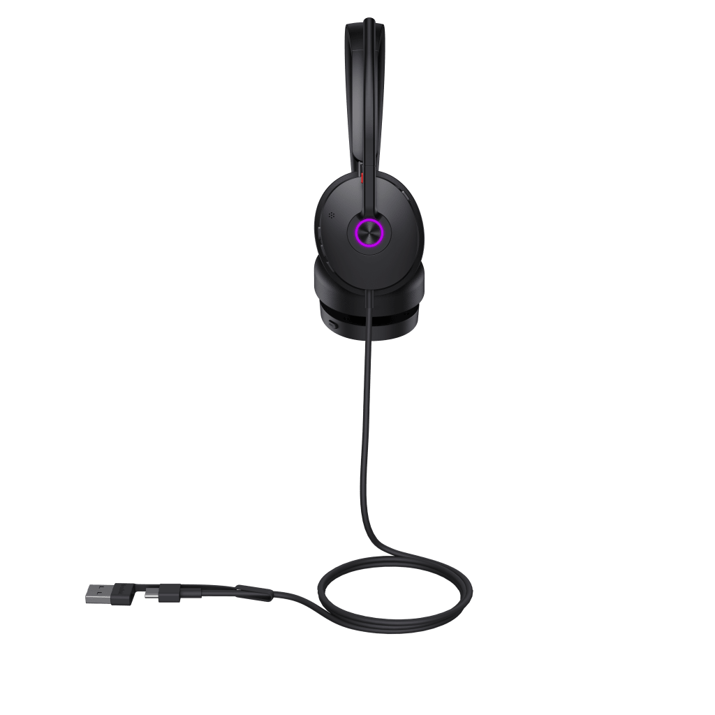 Auriculares Diadema Profesional con ANC Híbrido, Certificación Microsoft Teams y Audio HD Yealink UH48 Dual Teams USB-C/A