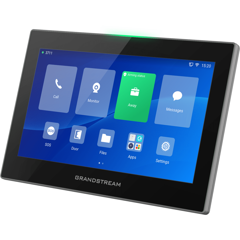Estación de Intercomunicación SIP GRANDSTREAM GSC-3575 – Wi-Fi 6, Bluetooth, Android 13, Pantalla 7", PoE, Negro