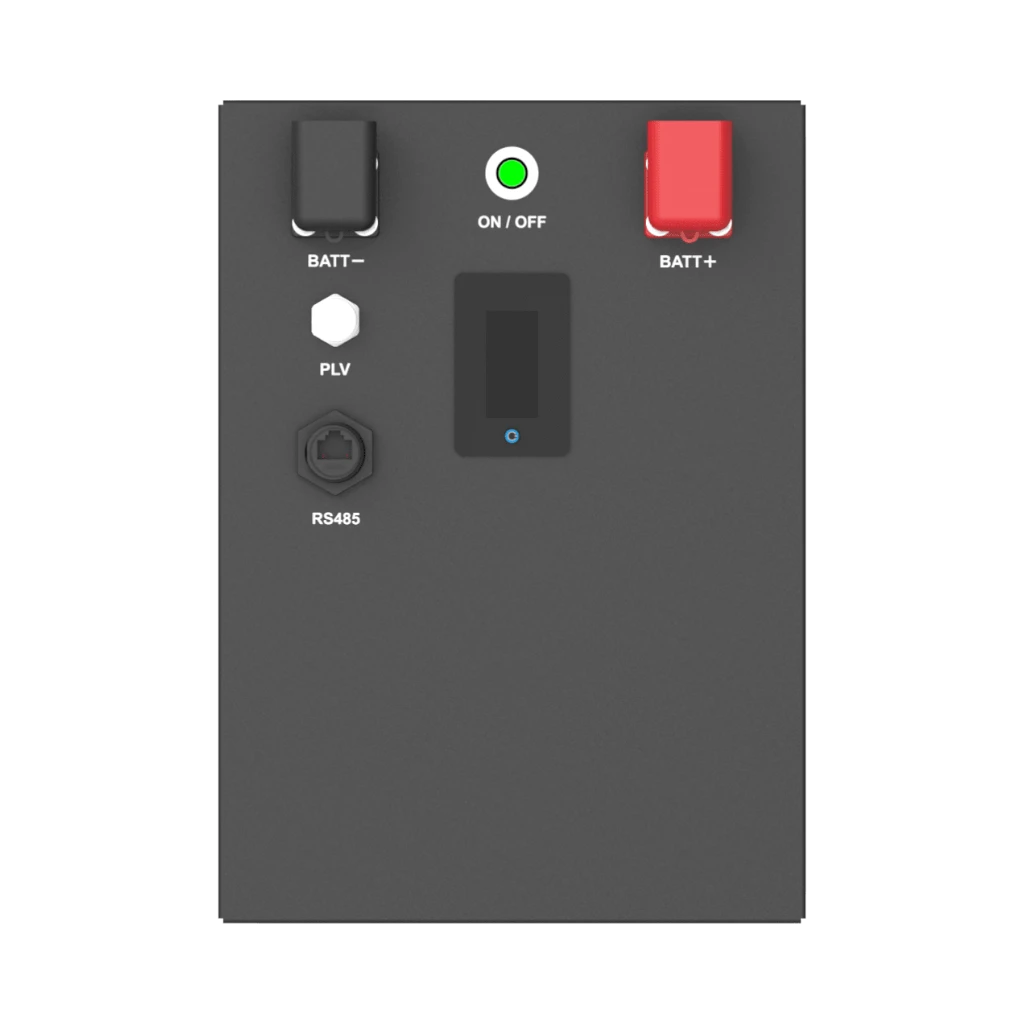 BateríasEPEVERLFP100EP128V2Batería de Litio LiFePO4 12.8Vcc 100Ah 1.28KwH Pantalla LCD para Monitoreo Local Carcasa Metálica LFP100EP128V2 - SILYMX