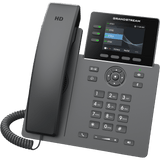 Teléfono IP Grandstream Grado Operador 3 Líneas 12 Botones Virtuales Multiuso Pantalla LCD 2.8 Pulgadas Puertos Gigabit con PoE Audio HD Compatible con GDMS GRP2611G