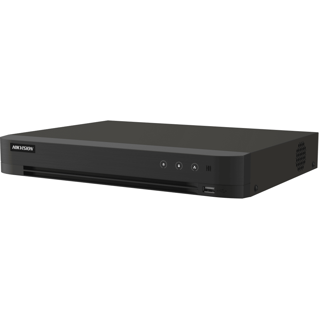Dvr Hikvision 16 Canales Turbohd 16 Canales Ip 8mp 4k Audio Bidireccional  ACUSENSE Reconocimiento Facial IDS-7216HUHI-M2/XT