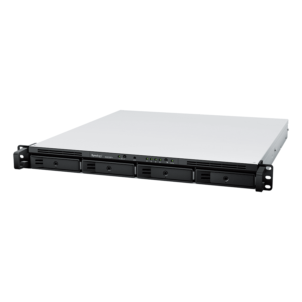 Servidor NASSYNOLOGYRS822RP+Servidor NAS RackStation 4 Bahías 1U con Energía Redundante - SYNOLOGY RS822RP+ - SILYMX
