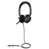 Auriculares Diadema Profesional con ANC Híbrido, Certificación Microsoft Teams y Audio HD Yealink UH48 Dual Teams USB-C/A