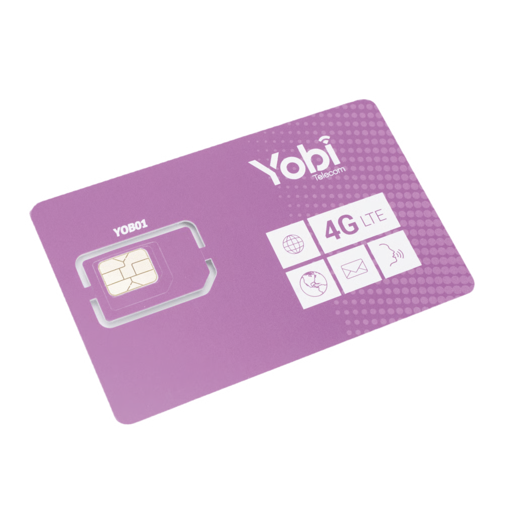 SIM Yobi Datos 3G 4G 5GB Mensual 1 Año Servicio YOBI SIM5GBYOBI